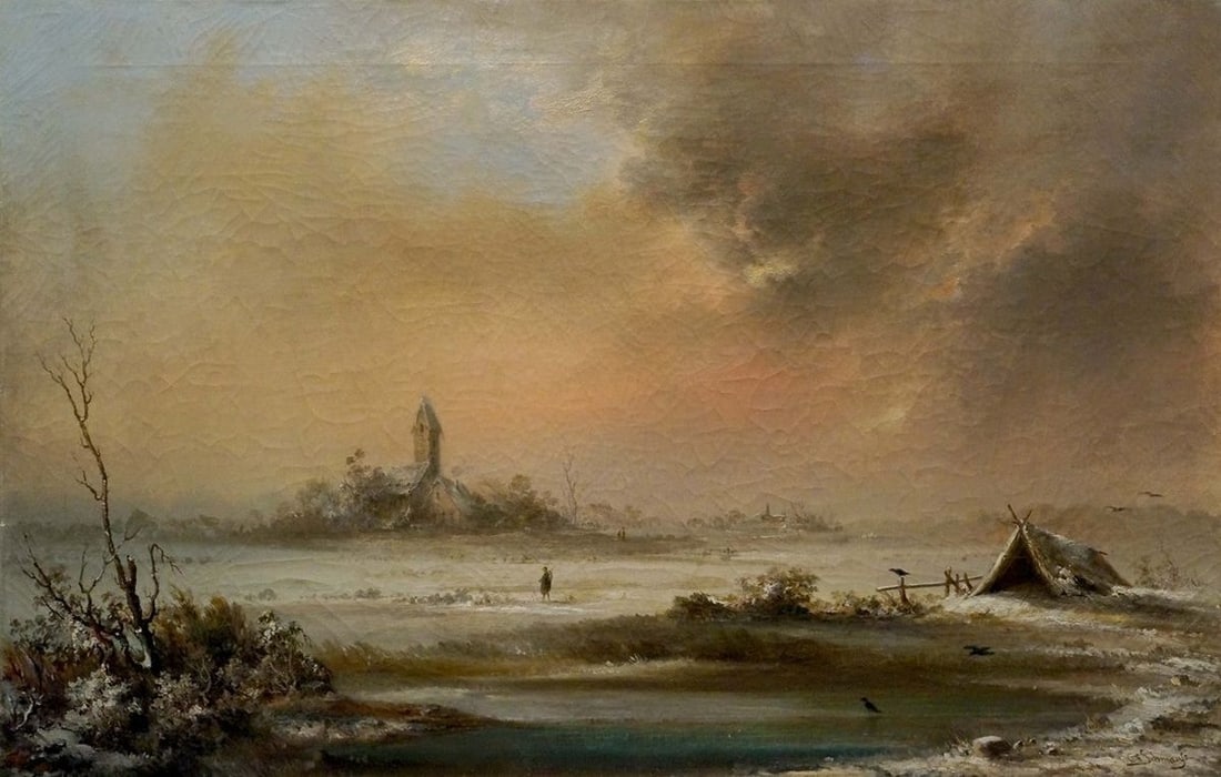 Oil painting Distance travel (1 of 8)