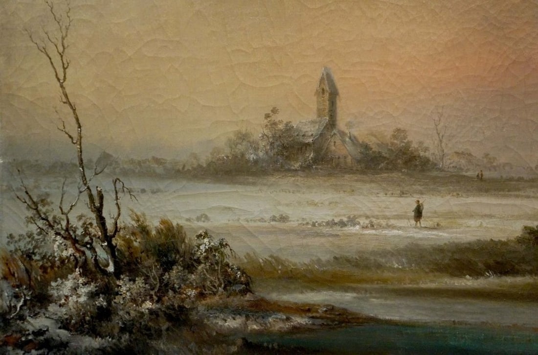Oil painting Distance travel - 2