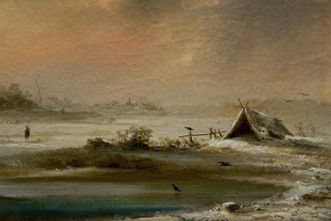 Oil painting Distance travel - 5