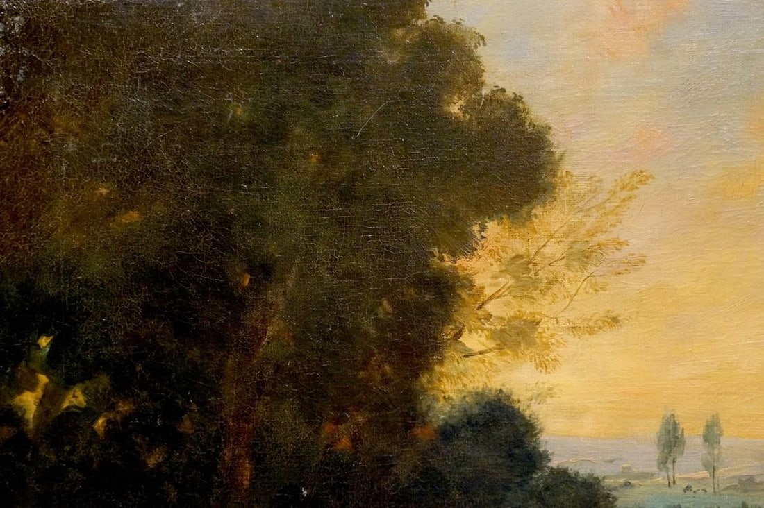 Oil painting People have a rest on a picnic - 3