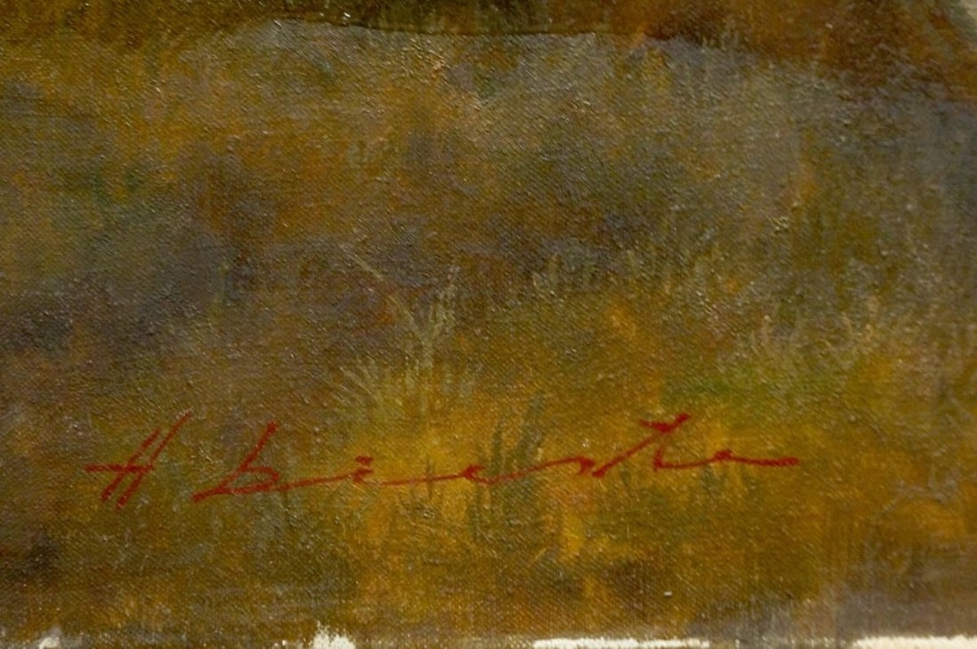Oil painting Forest landscape - 6