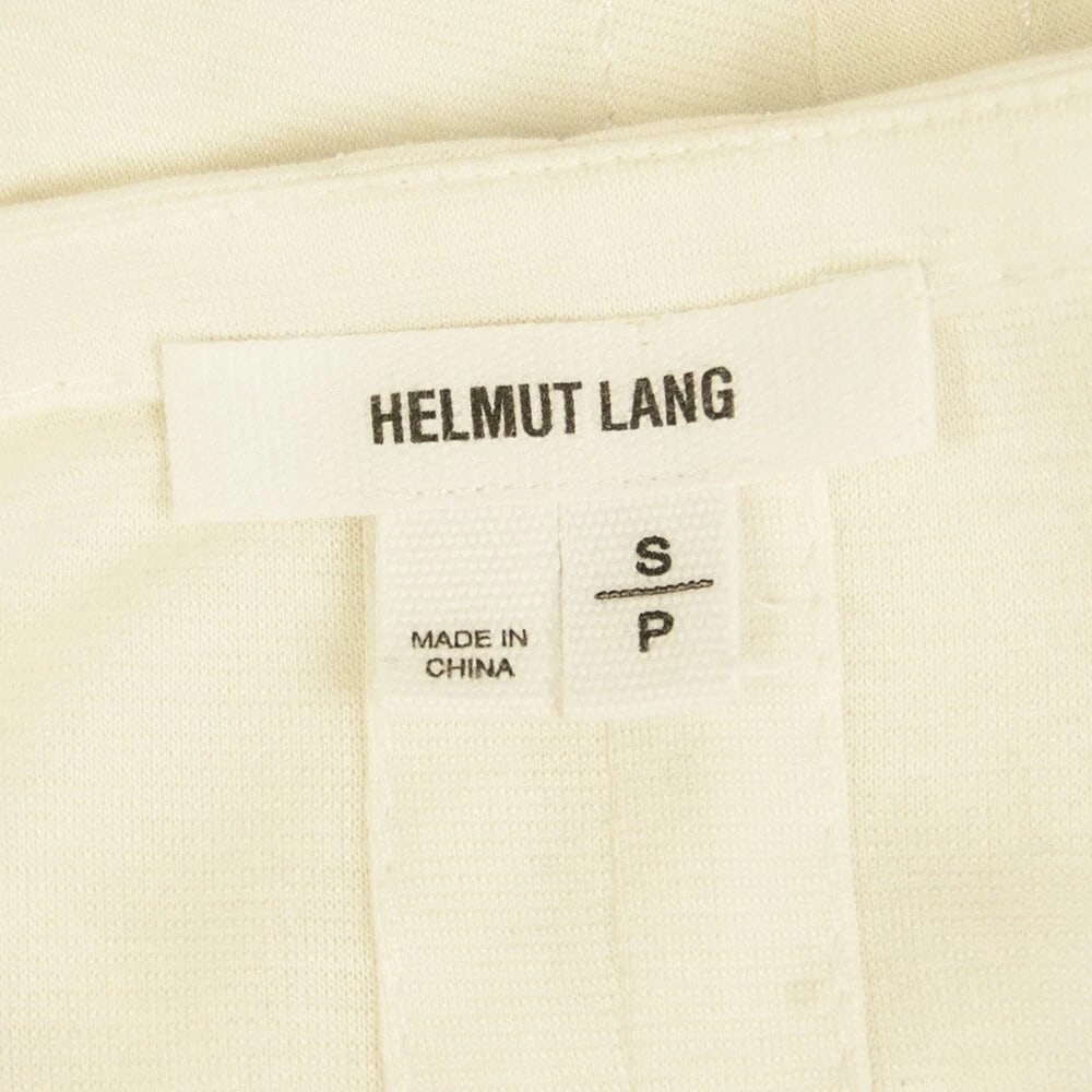 Helmut Lang White Sleeveless Longer at the Back V- Neckline Blouse Top Size S /P - 3
