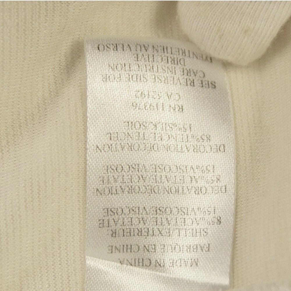 Helmut Lang White Sleeveless Longer at the Back V- Neckline Blouse Top Size S /P - 4