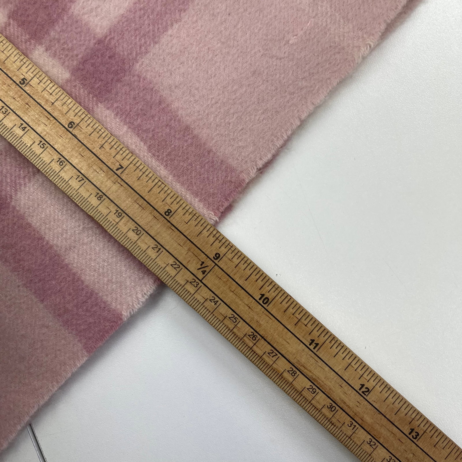 Burberry Children Pink Plaid 100% Cashmere Small Scarf - 6
