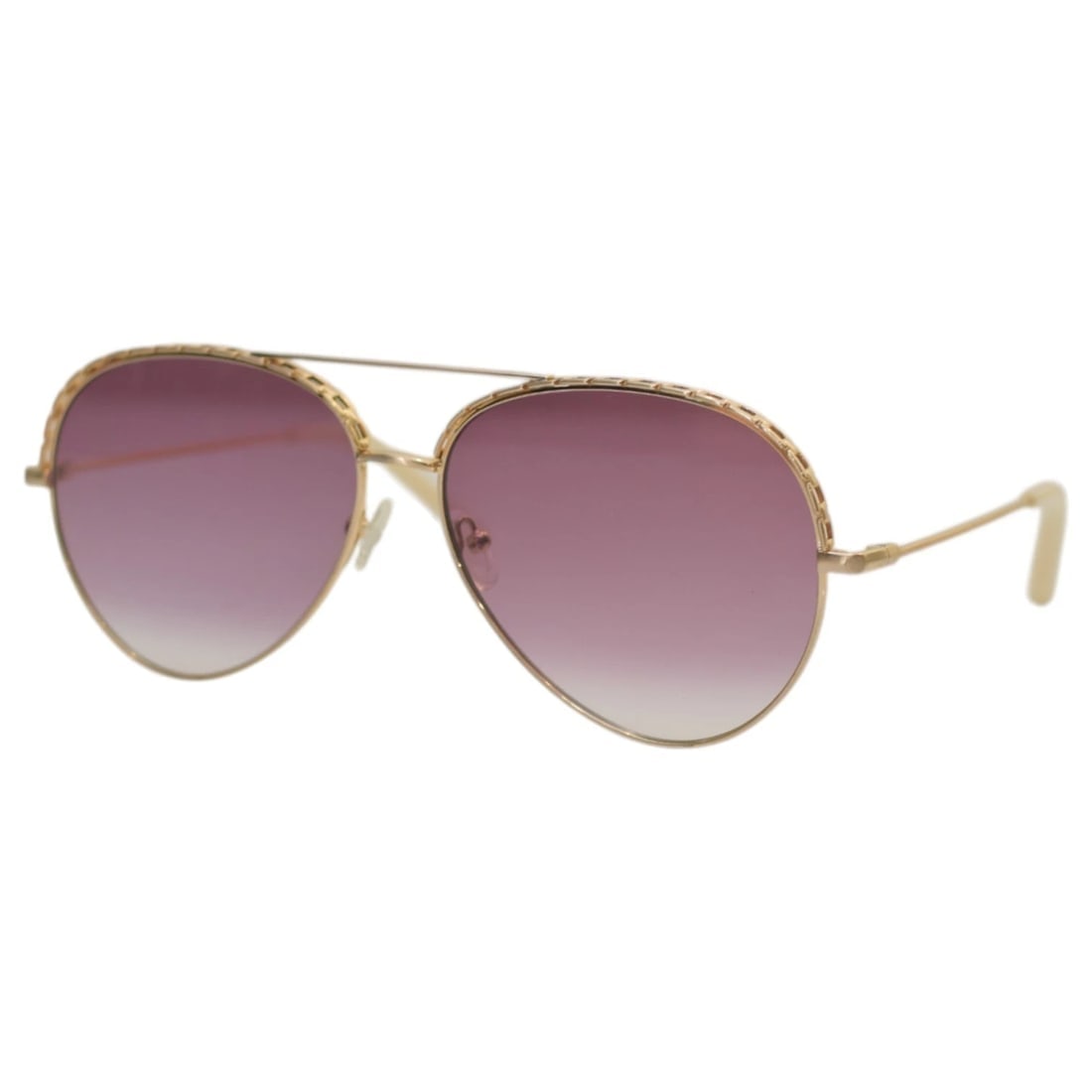 Matthew Williamson Aviator 01 Magnolia Gold & Degrade Pink Lens Sunglasses: Title: Matthew Williamson Aviator 01 Magnolia Gold & Degrade Pink Lens Sunglasses Description:Matthew Williamson Aviator 01 Magnolia Gold & Degrade Pink Lens Sunglasses Creating an unexpected twist
