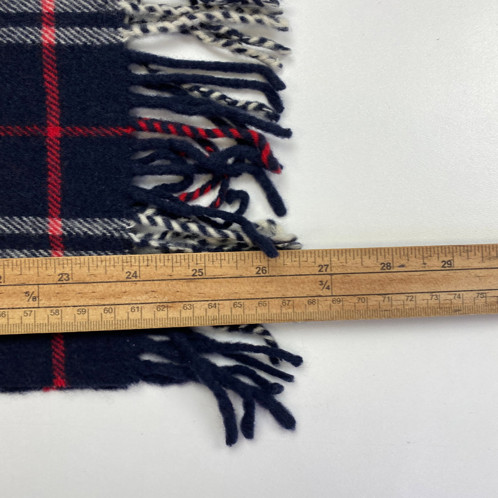 Burberry Children Dark Blue Merino Wool & Cashmere Small Scarf - 8
