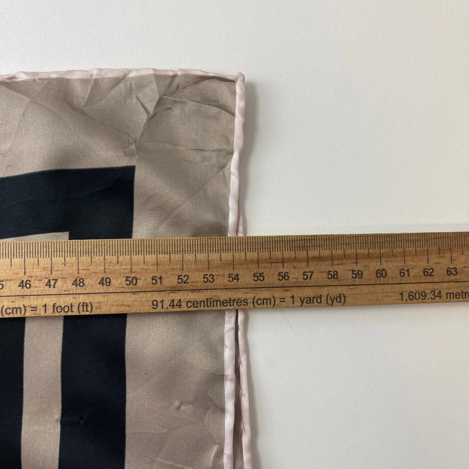 Louis Vuitton Black Monogram 100% Silk Scarf - 7