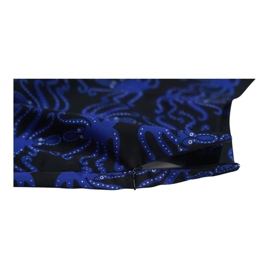 The Artians Blue Silk Octopus Mini Summer Shorts Pants size S - 6