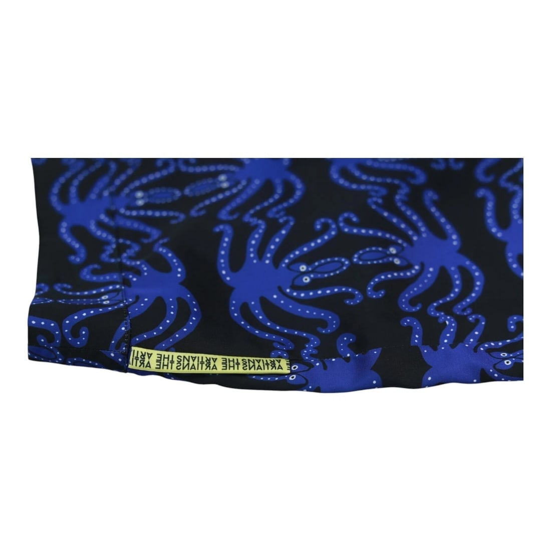 The Artians Blue Silk Octopus Mini Summer Shorts Pants size S - 7