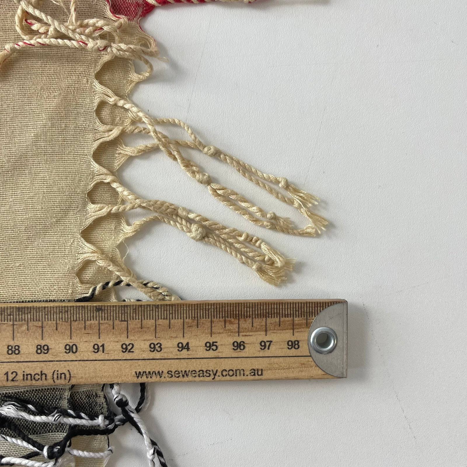 Burberry Beige Plaid 100% Wool Scarf - 9