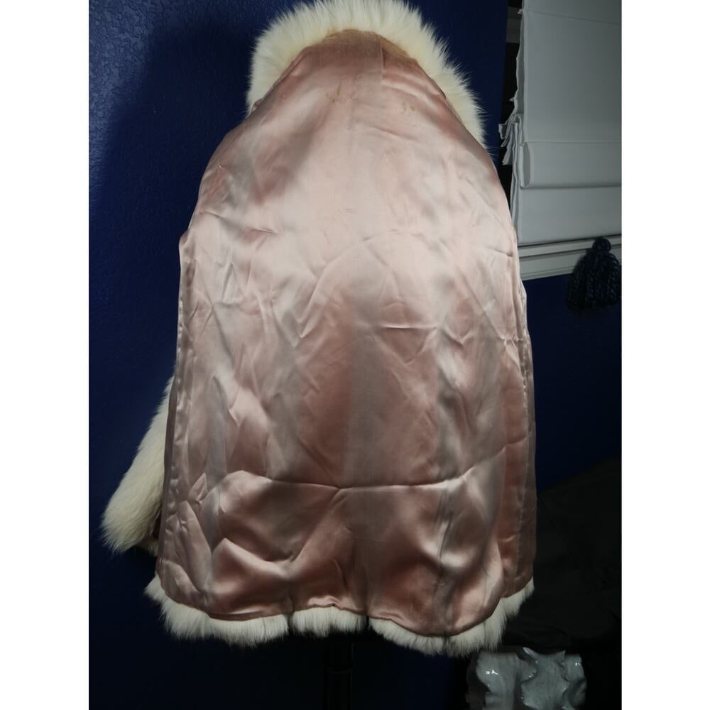Gorgeous Blue & Shadow Fox Fur Coat Jacket - 5