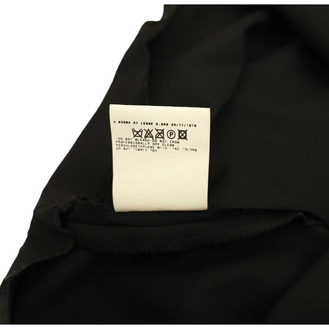 Romeo Gigli Black Pencil Virgin Wool Side Zipper Short Mini Length Skirt Size 42 - 6