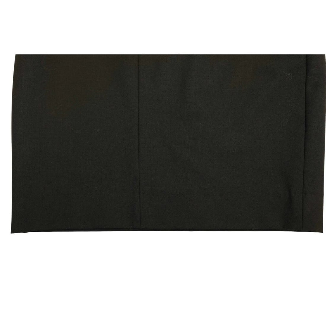 Romeo Gigli Black Pencil Virgin Wool Side Zipper Short Mini Length Skirt Size 42 - 9