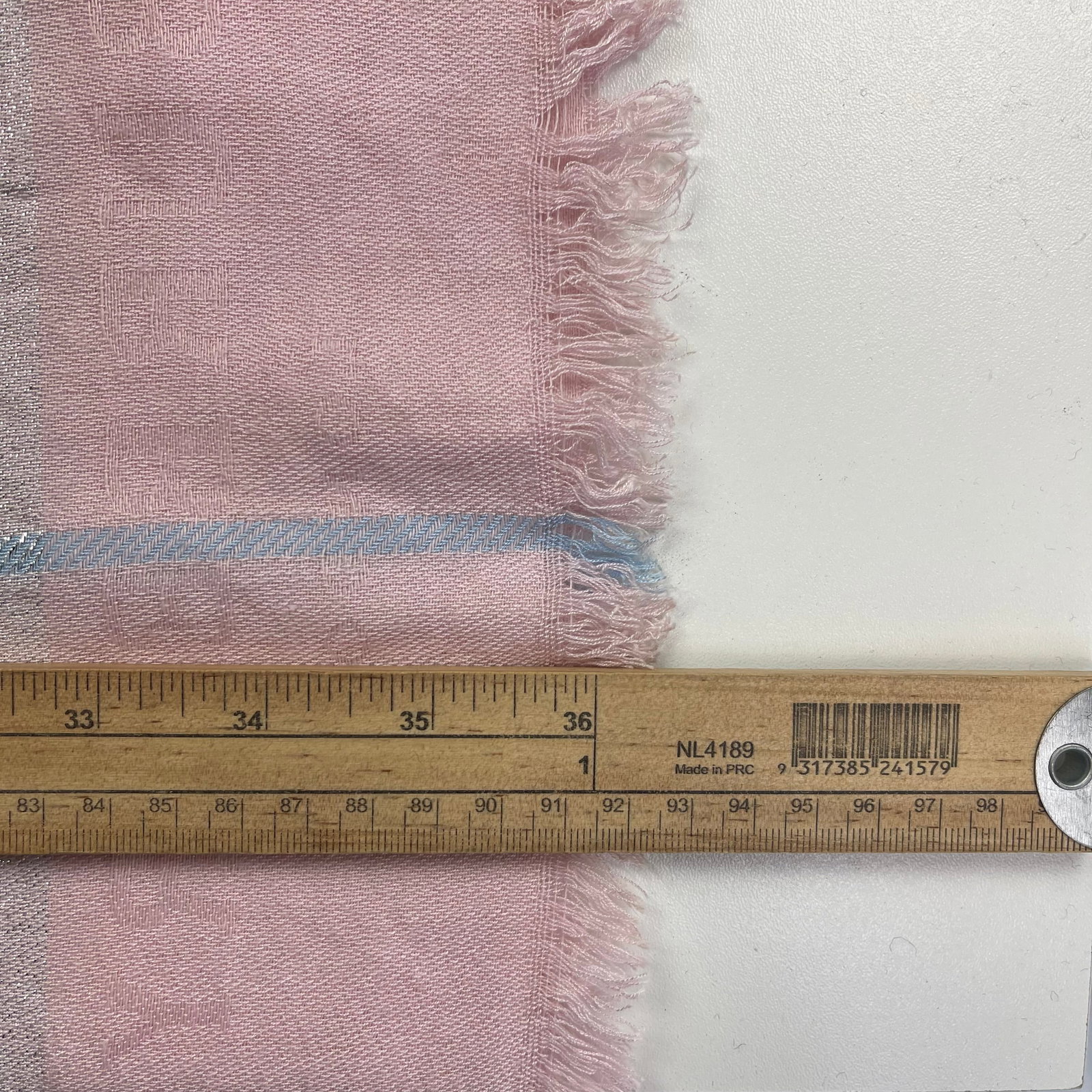 Burberry Pink Plaid 100% Cashmere Scarf - 9