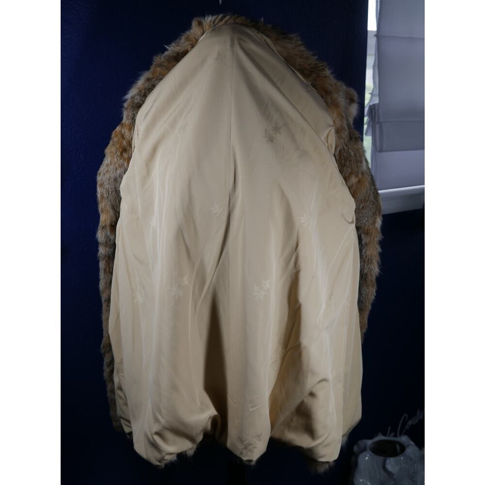 Gorgeous Spotted Lynx hooded Fur Coat Jacket - 5