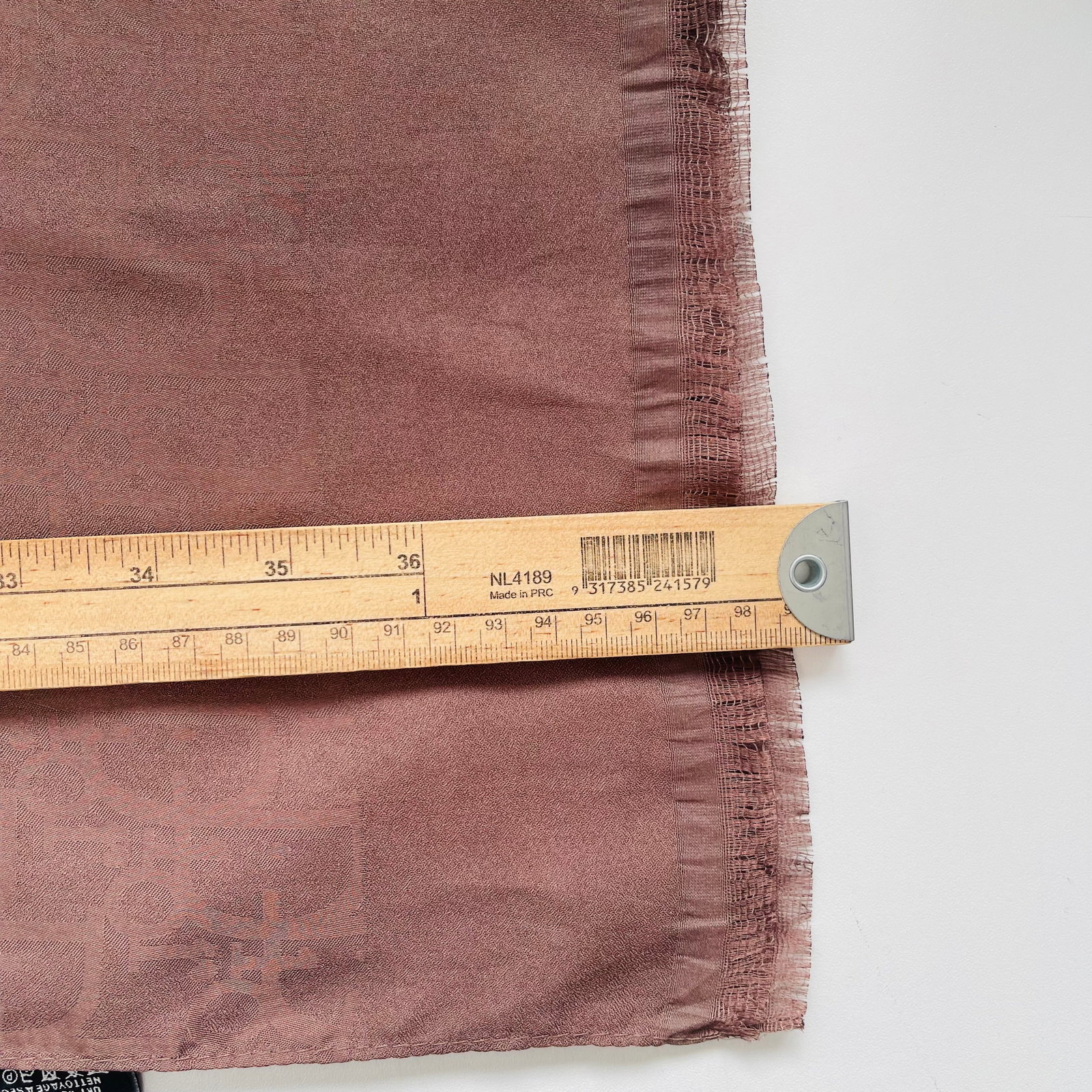Christian Dior Brown Monogram Wool Silk Scarf - 9