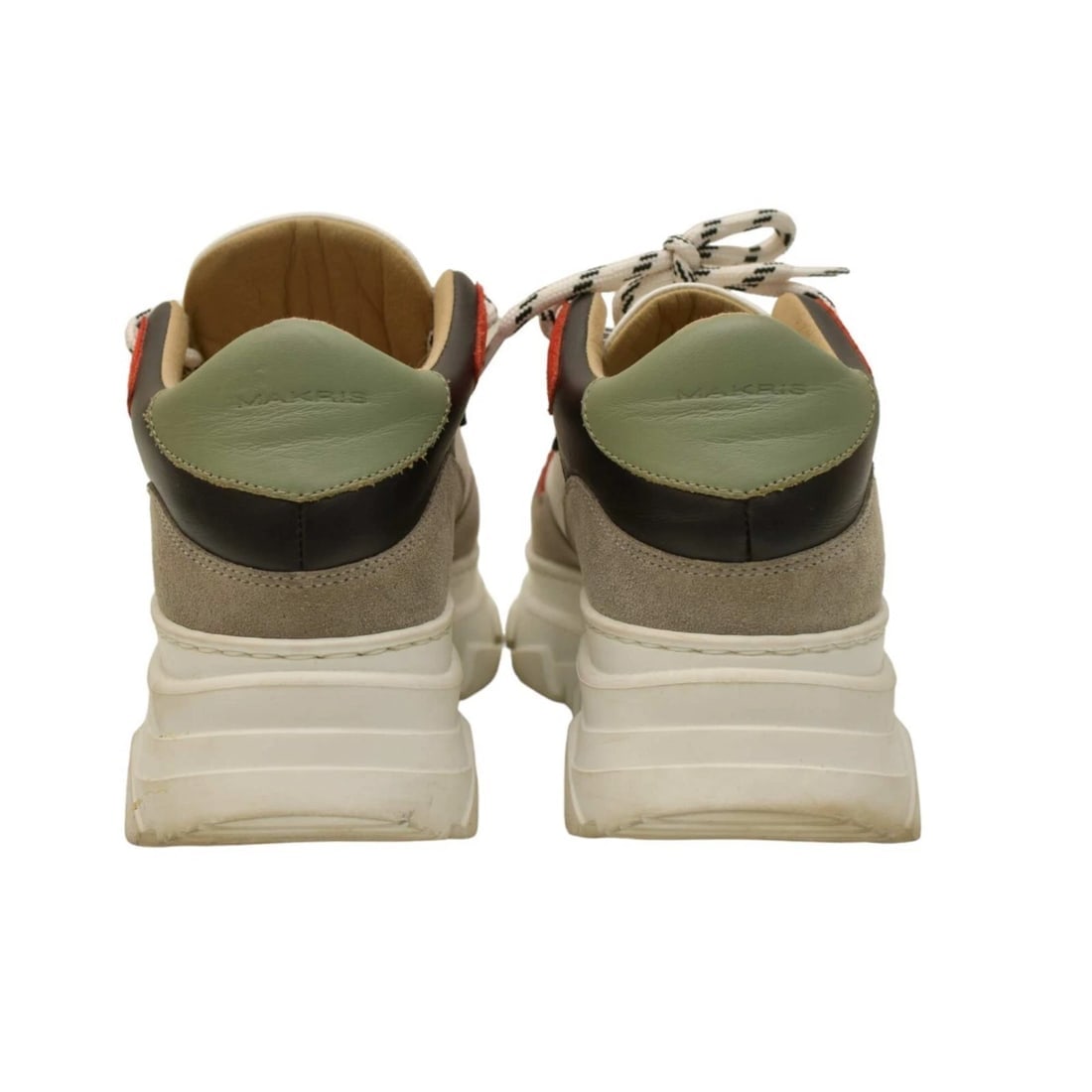 Makris Multicolor Leather & Suede Inner Platform Sneakers Trainers Shoes 39 - 7