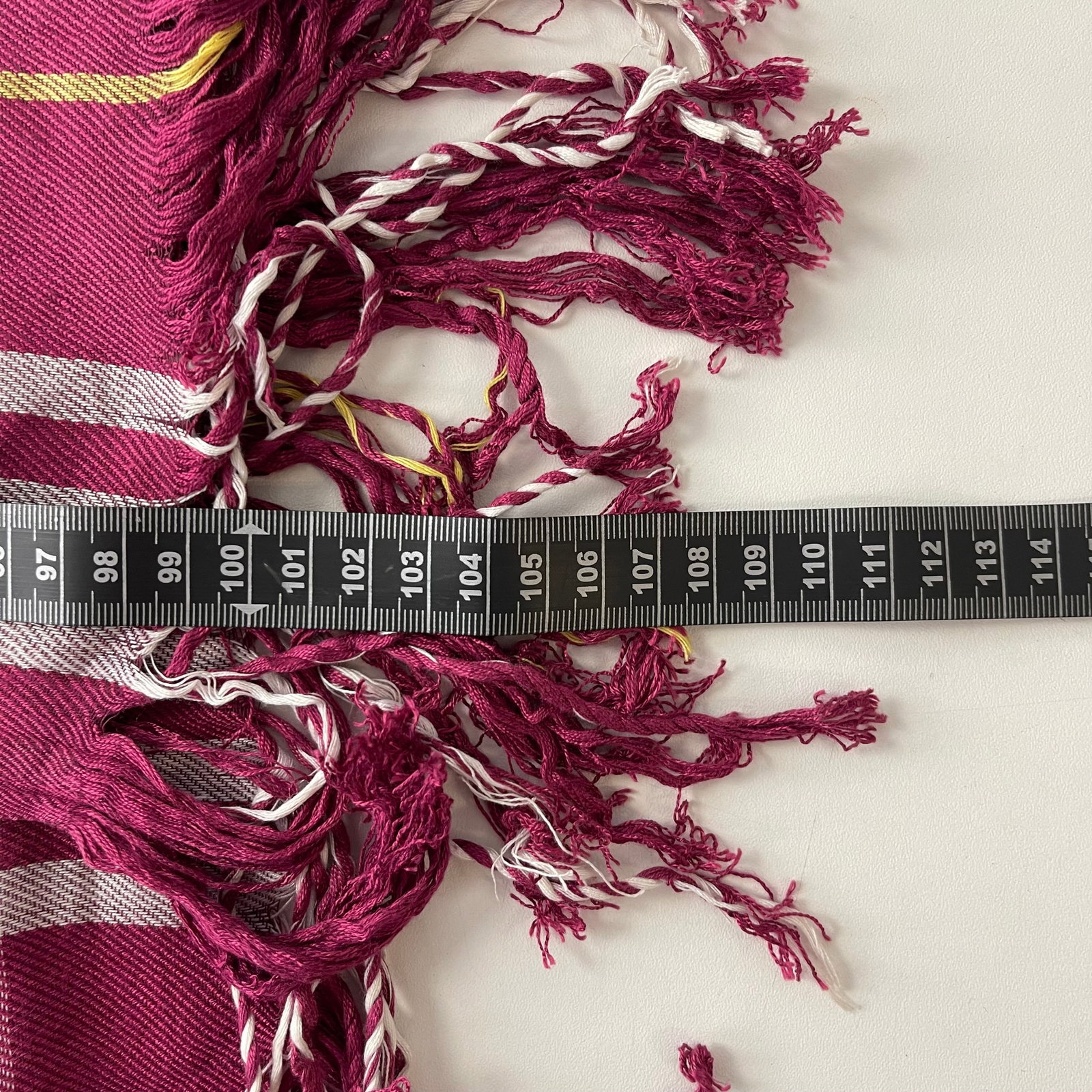 Burberry Purple Plaid 100% Wool Scarf - 8