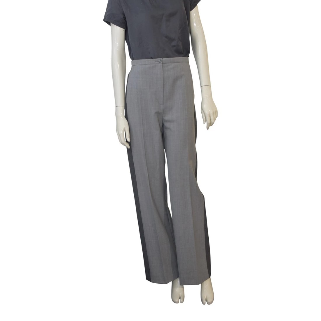 Patrizia Pepe Grey Virgin Wool Blazer & Pants Suit – Italian Designer, Size 44 - 12