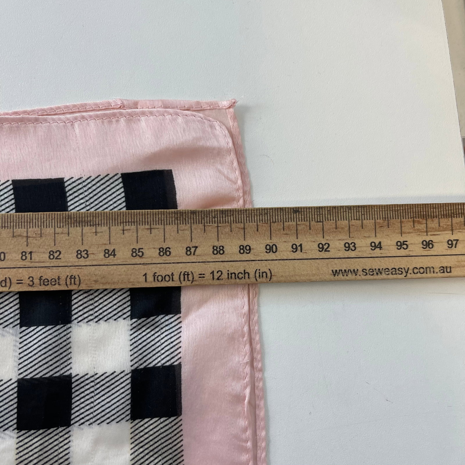 Burberry Pink Plaid 100% Silk Scarf - 11