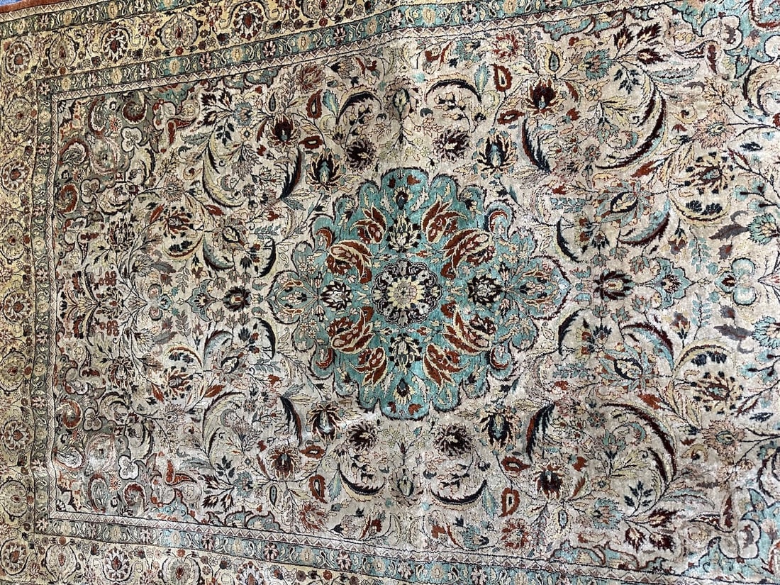 Hand Knottewd Hereke Rug -3.10x6 FT - 3