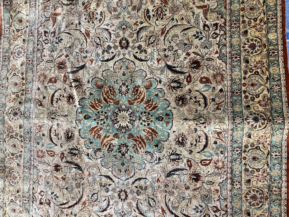 Hand Knottewd Hereke Rug -3.10x6 FT - 6