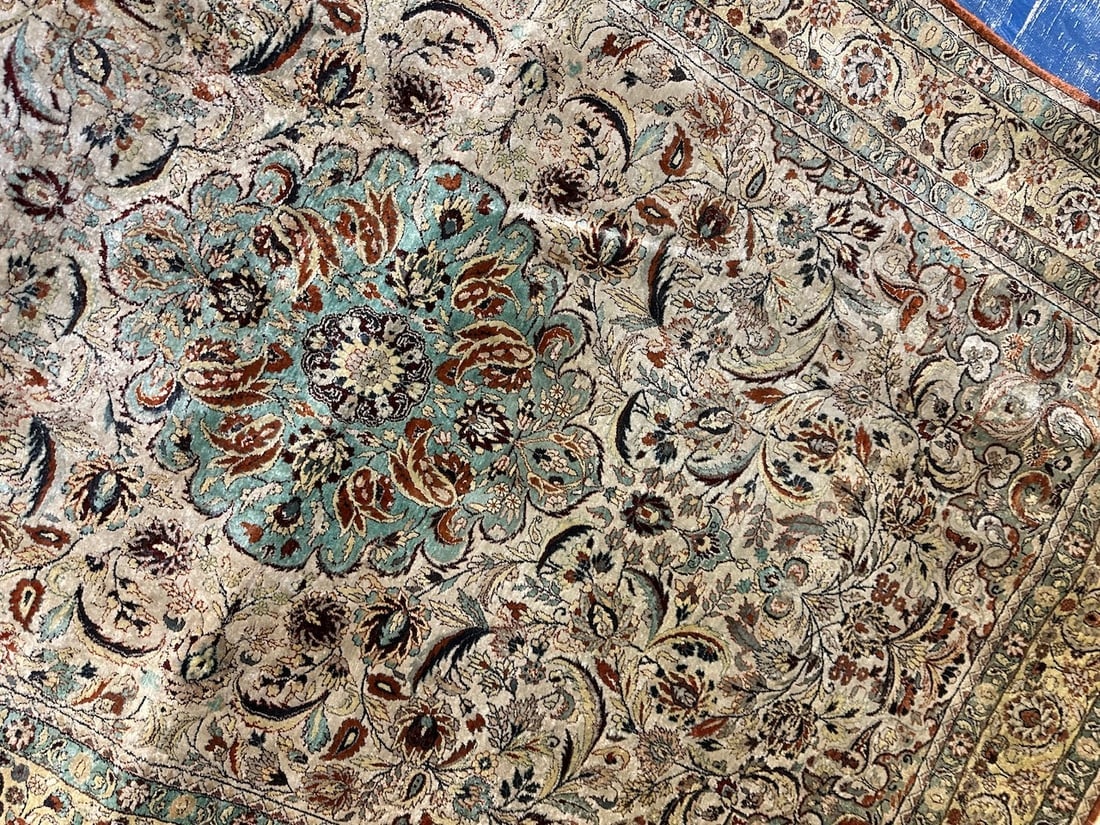 Hand Knottewd Hereke Rug -3.10x6 FT - 7
