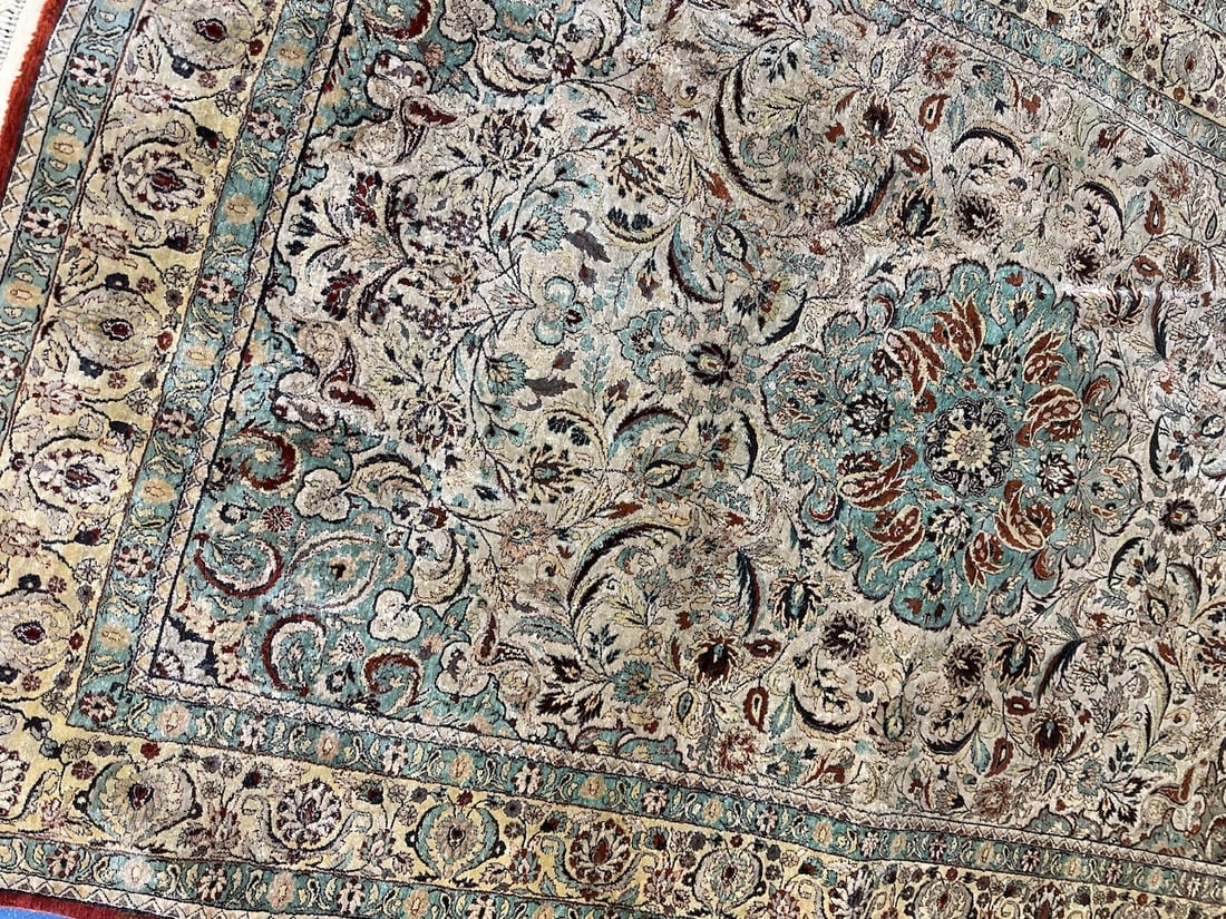 Hand Knottewd Hereke Rug -3.10x6 FT - 8