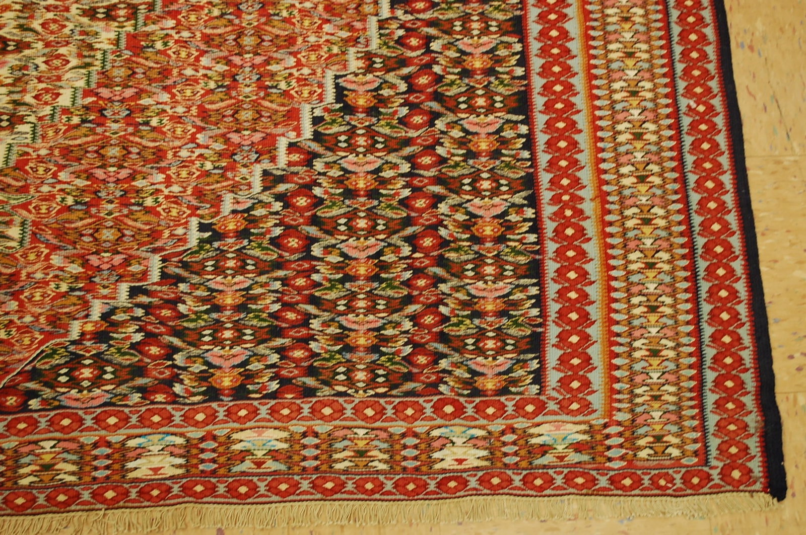 Persian SENNAH KILIM ,6.4x9.7 - 2