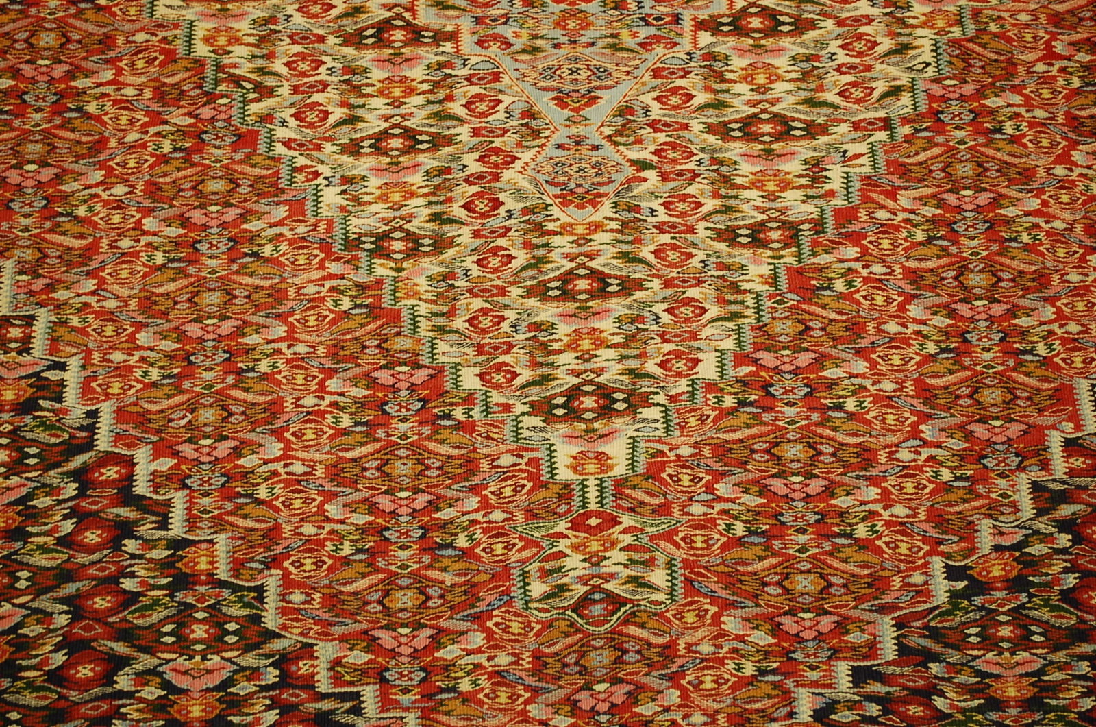 Persian SENNAH KILIM ,6.4x9.7 - 8
