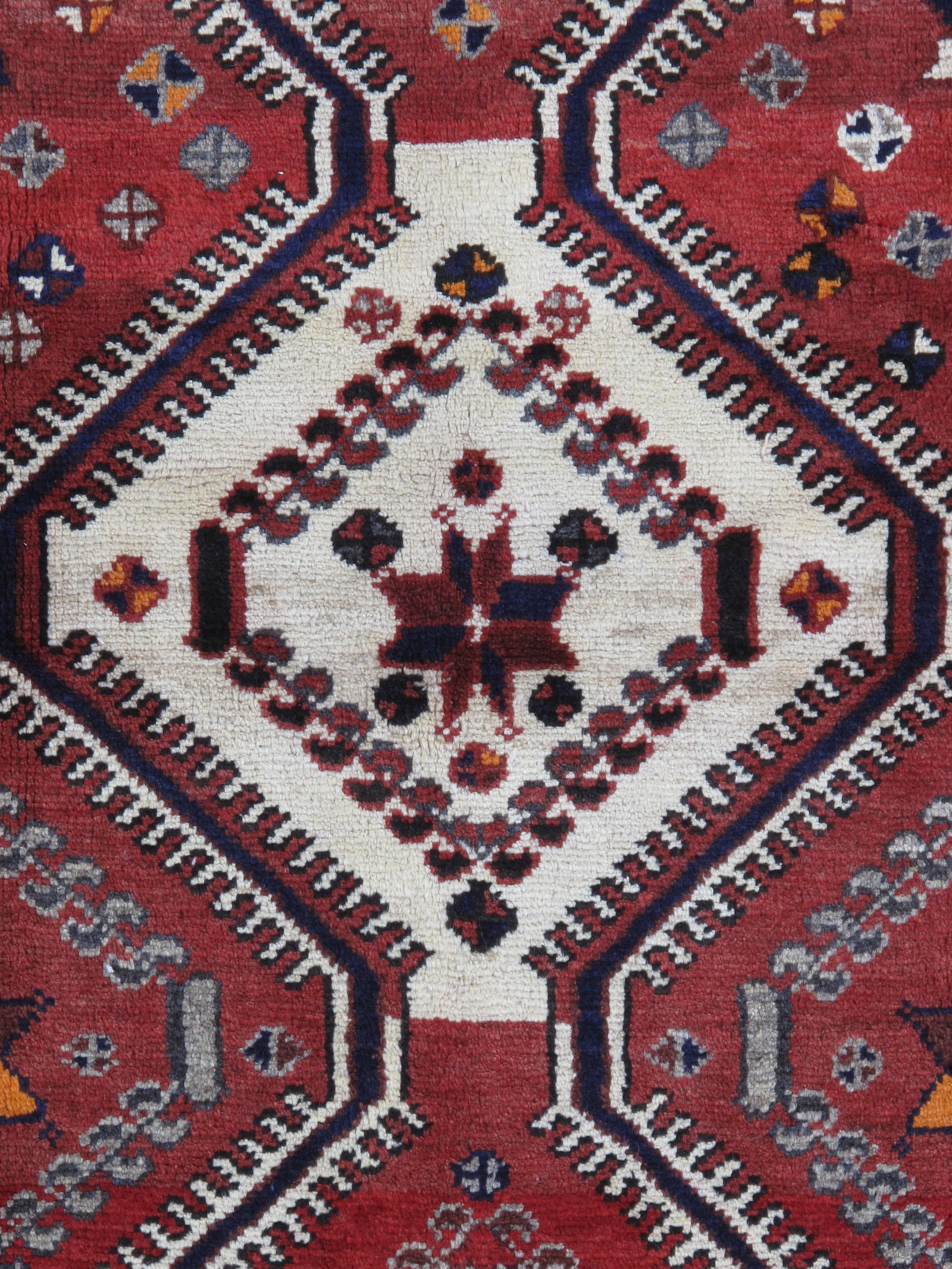 Hand Knotted Persian Shiraz Rug 5.3x10.3 ft - 2