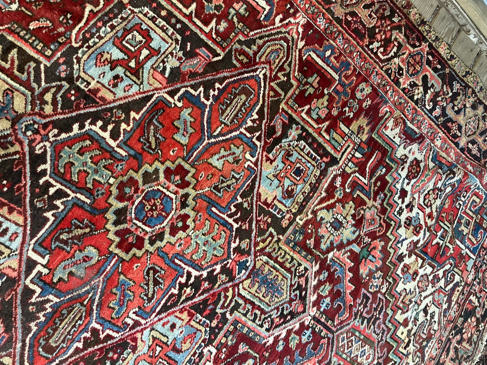 Hand Knotted Heriz -8.5x12.9 - 6
