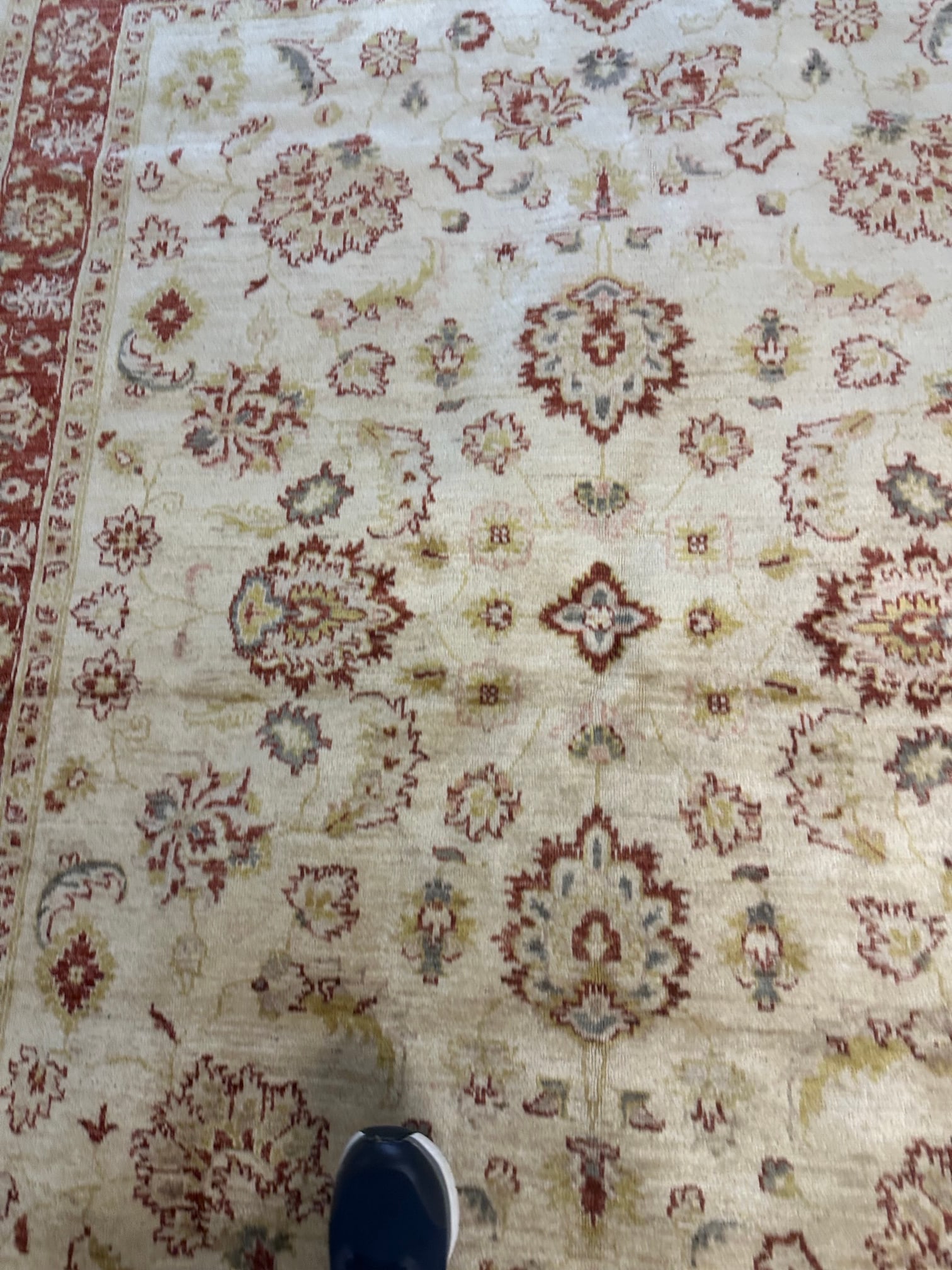 Hand Knotted Agra Rug 7.2x 5.6 ft - 3