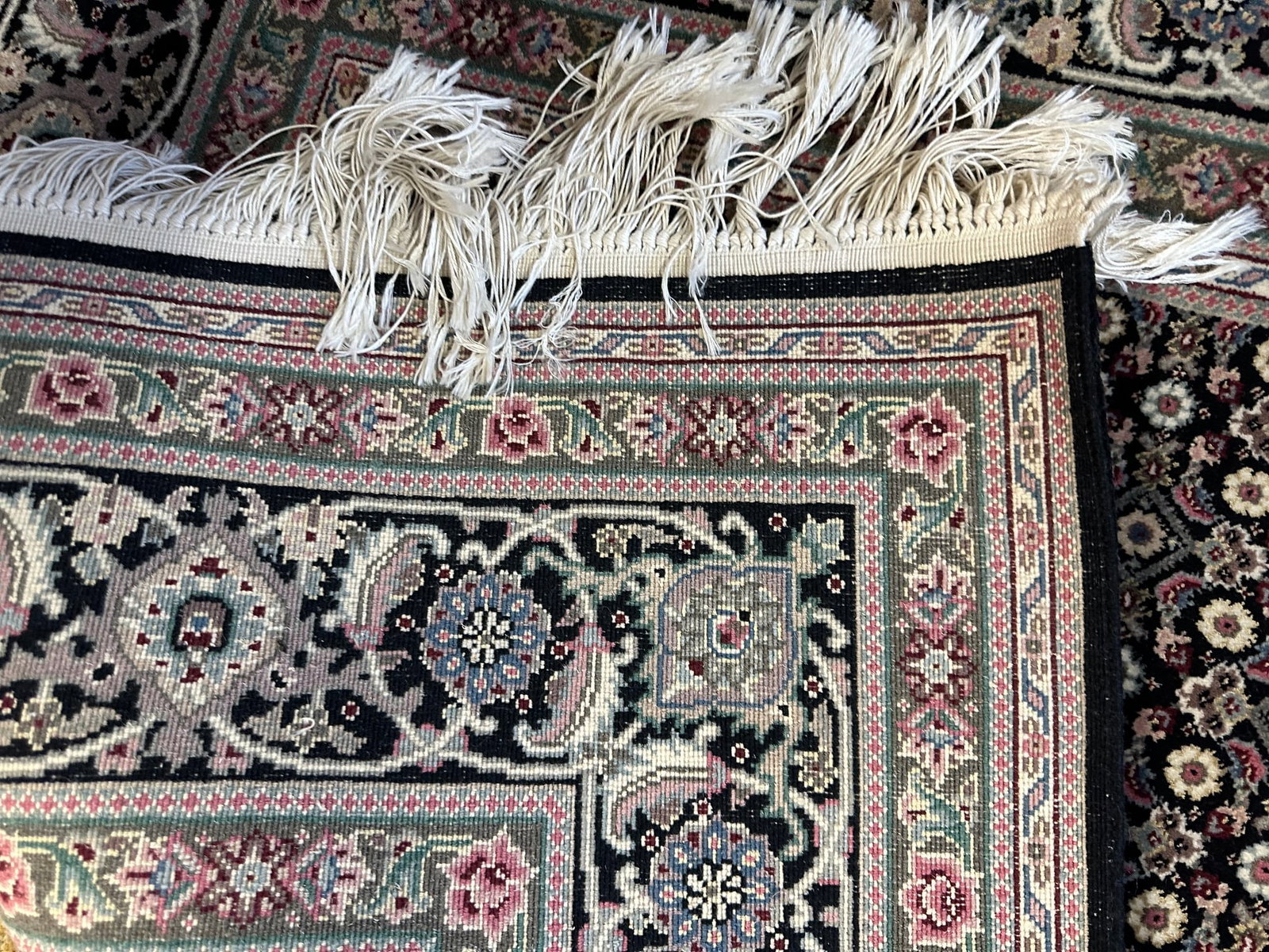 Hand Knotted Agra Tabriz Rug _ 4x6ft - 4
