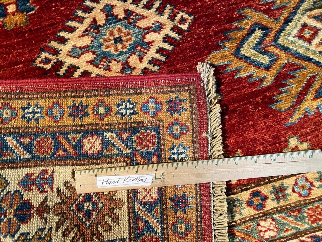 FINE SUPER KAZAK RUG 5'.1"X6'.8" - 8