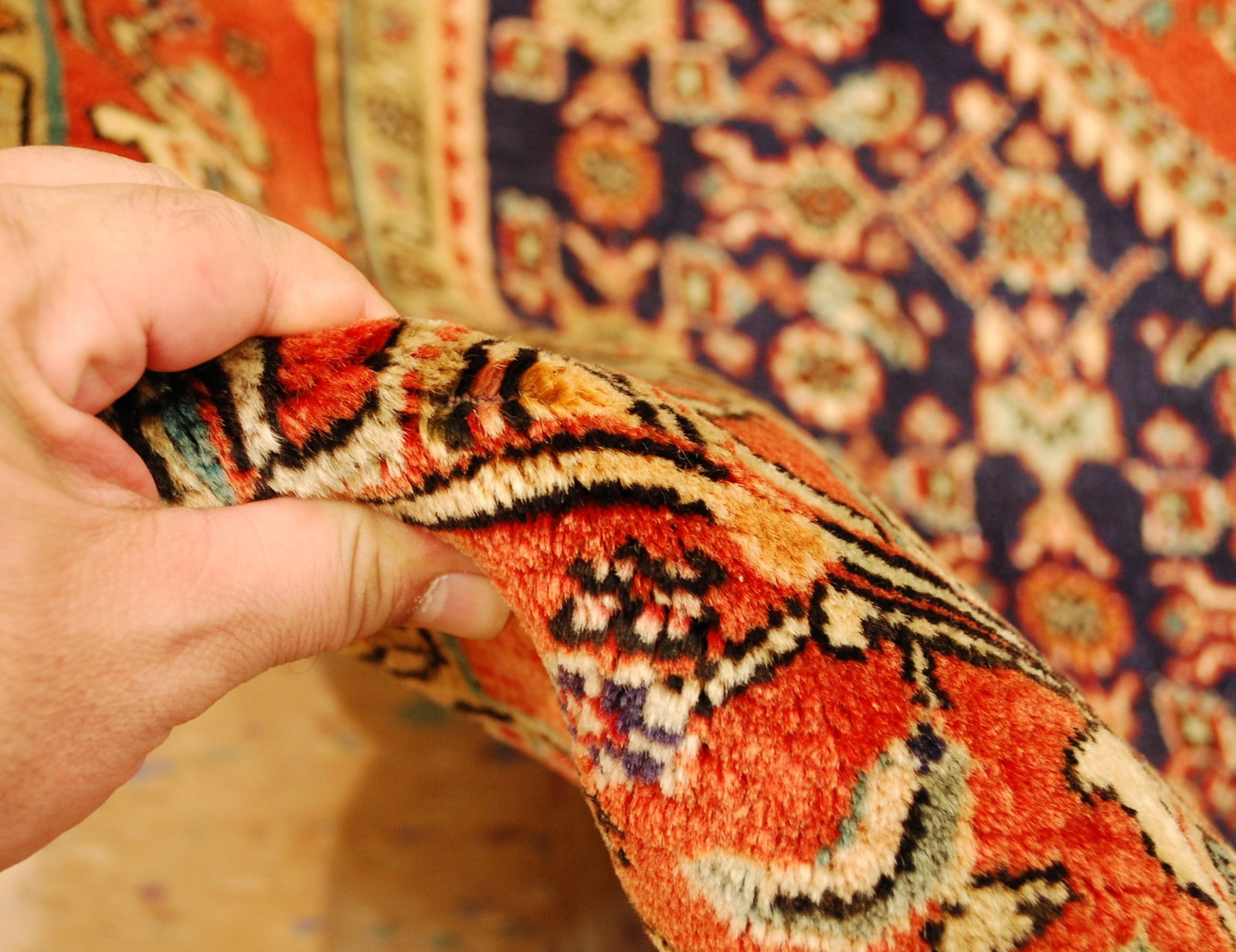 Persian BIJAR RUG 4'x5'4" - 10