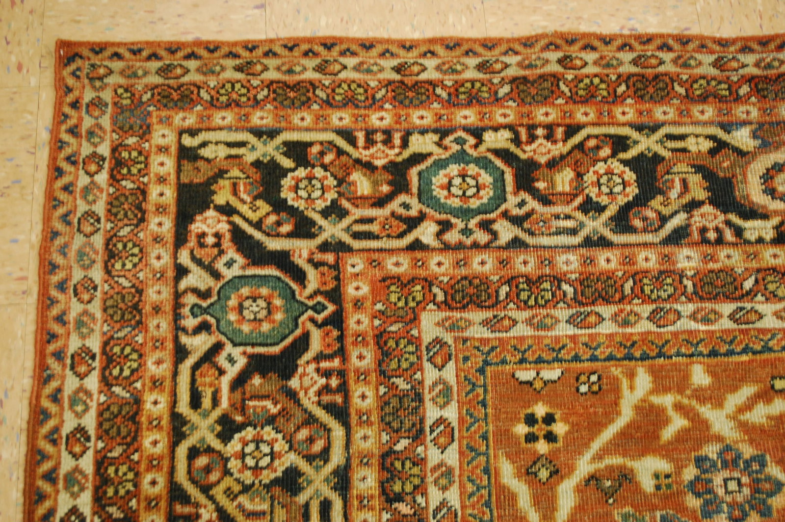 Persian SOULTAN ABBAD MAHAL RUG 9'2"x12'2" - 2
