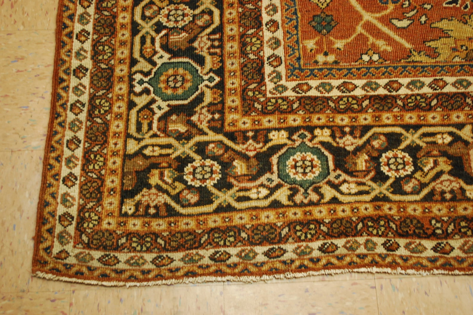Persian SOULTAN ABBAD MAHAL RUG 9'2"x12'2" - 4