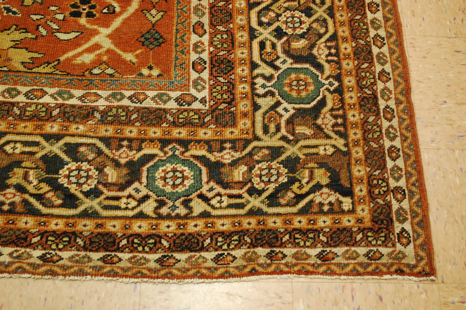 Persian SOULTAN ABBAD MAHAL RUG 9'2"x12'2" - 5