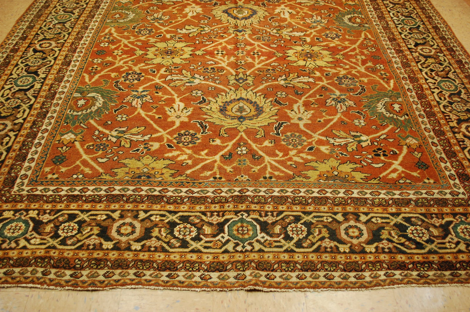 Persian SOULTAN ABBAD MAHAL RUG 9'2"x12'2" - 8