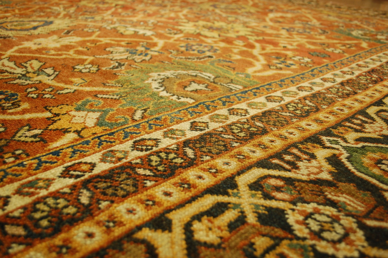 Persian SOULTAN ABBAD MAHAL RUG 9'2"x12'2" - 9