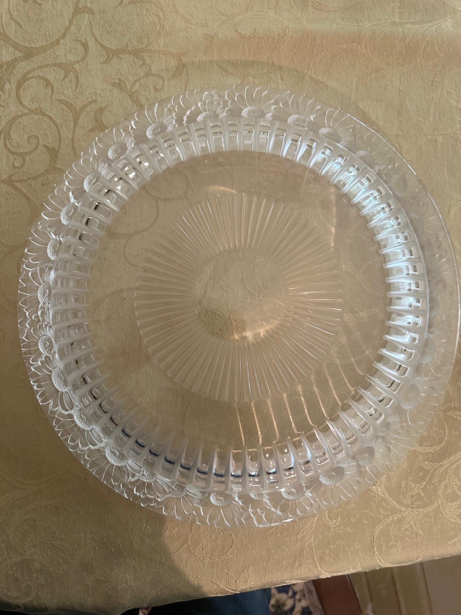 Lalique_Lalique Marguerites Bowl, post-1945 13 inch - 10