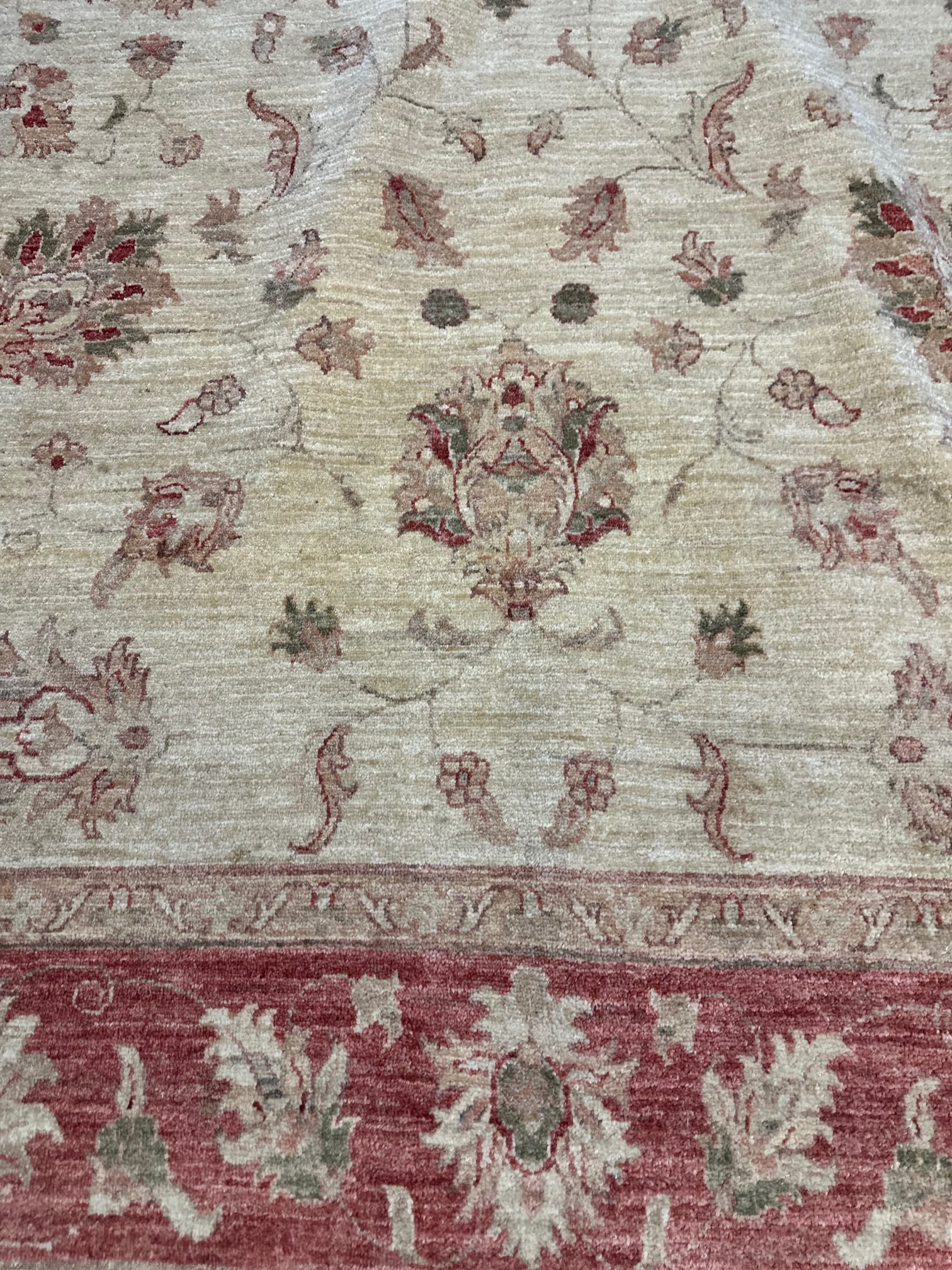 Hand Knotted Oushak-10.6x7.10 - 2