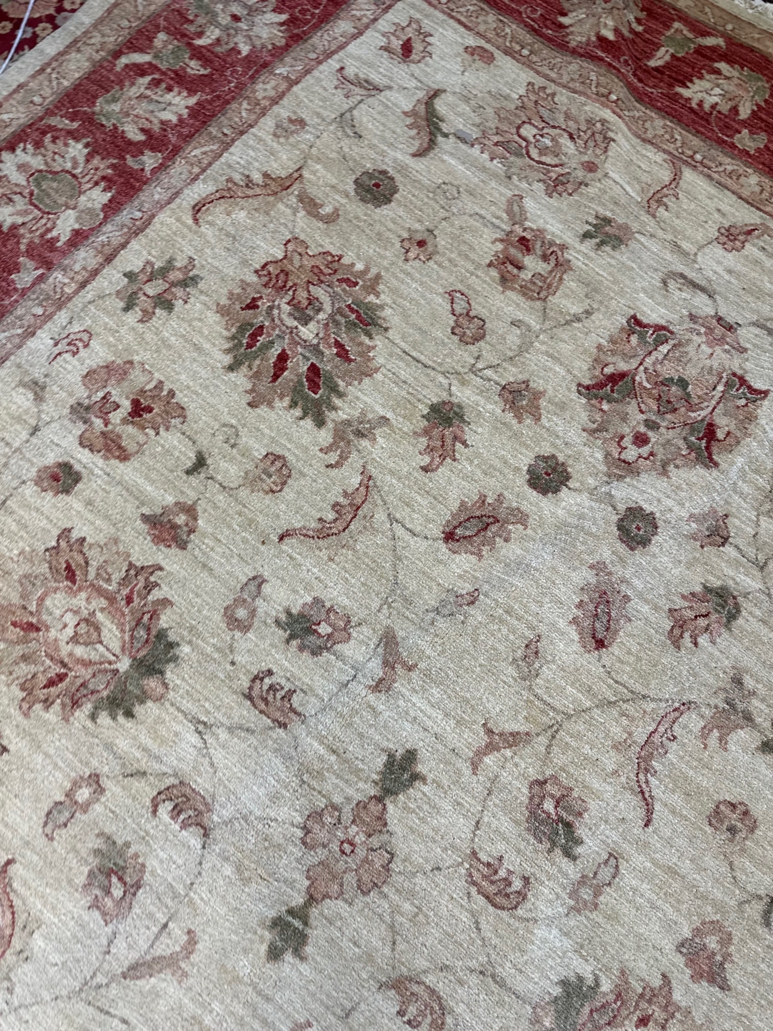 Hand Knotted Oushak-10.6x7.10 - 5
