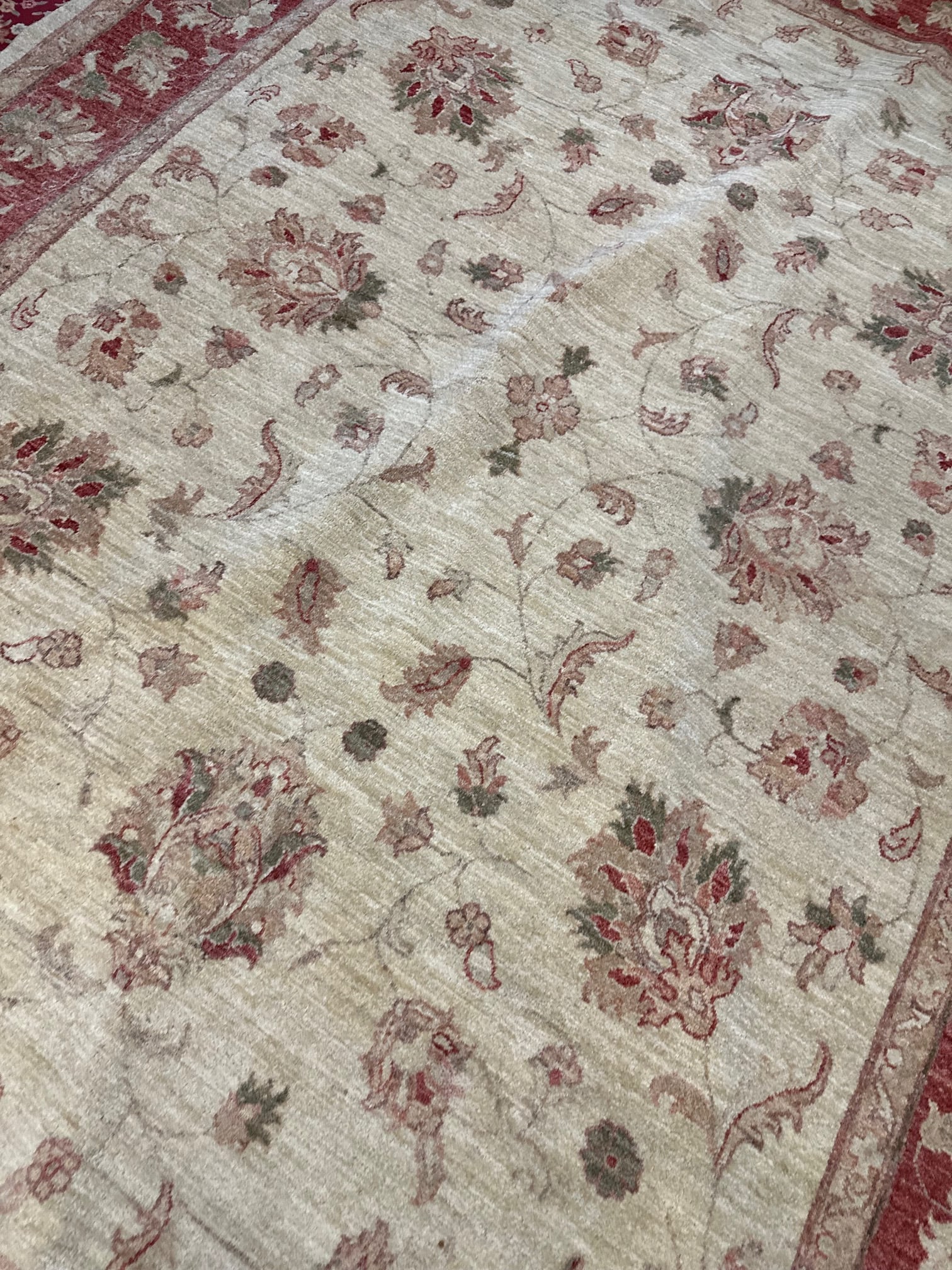 Hand Knotted Oushak-10.6x7.10 - 6