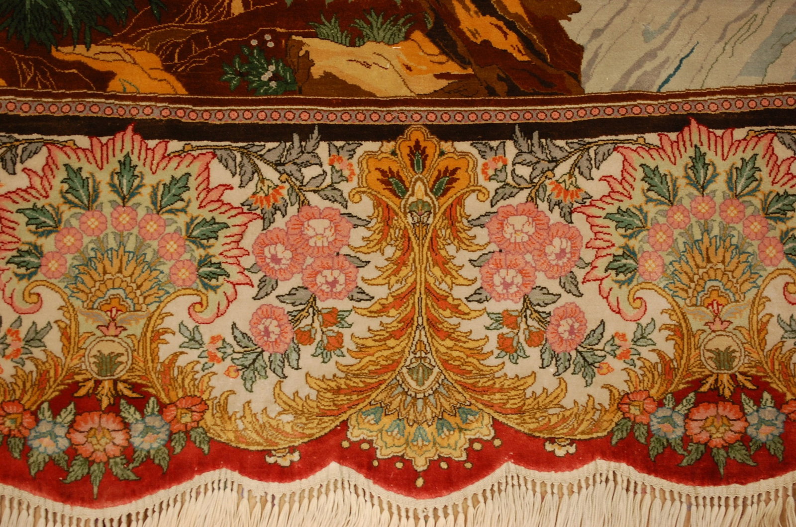 Persain QUME RUG, BATH OF DIANA ,3.6x4.10 - 8