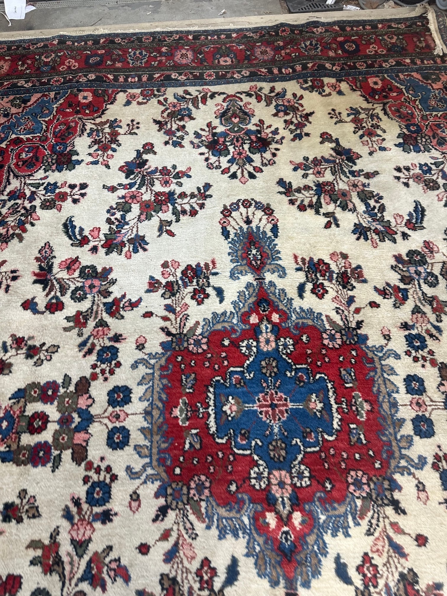 Hand Knotterd Persian Gamadedan 10.4x14.6 ft - 3