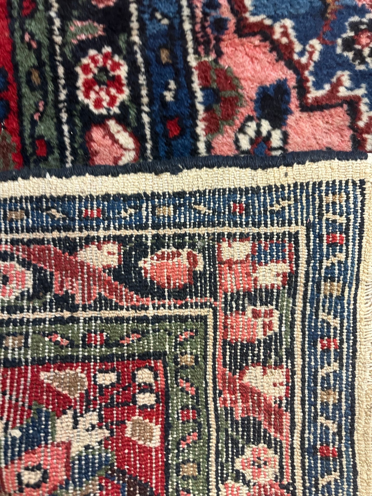 Hand Knotterd Persian Gamadedan 10.4x14.6 ft - 7