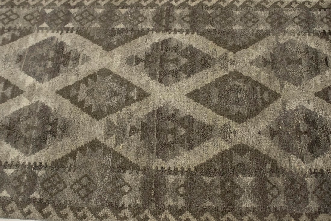 Multicolored Modern 3X10 Indo-Gabbeh Oriental Runner Rug - 7