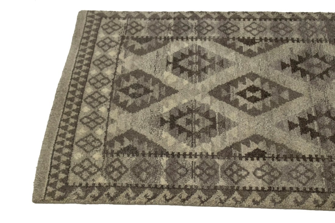 Multicolored Modern 3X10 Indo-Gabbeh Oriental Runner Rug - 9